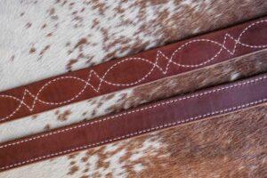 100% Leather Belt & Buckle