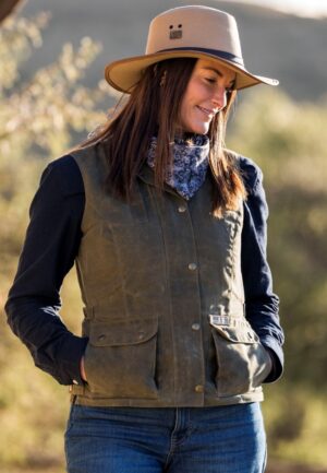 GERBER & CO - Ladies' Cotton Waxed Gilet