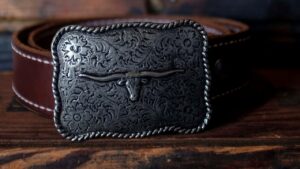 KAROO RANCHING Rancher Bull Belt Buckle